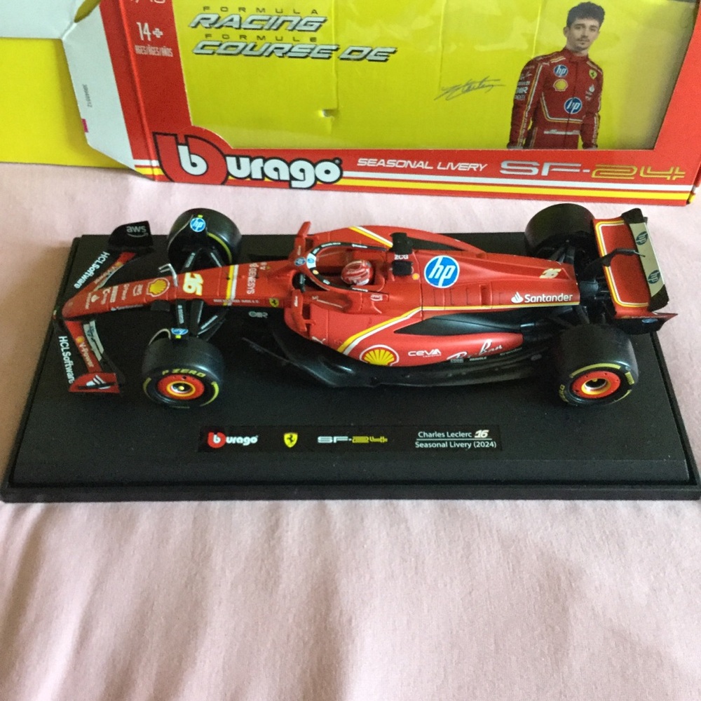 Burago Formula 1 Charles Leclerc model car NIB